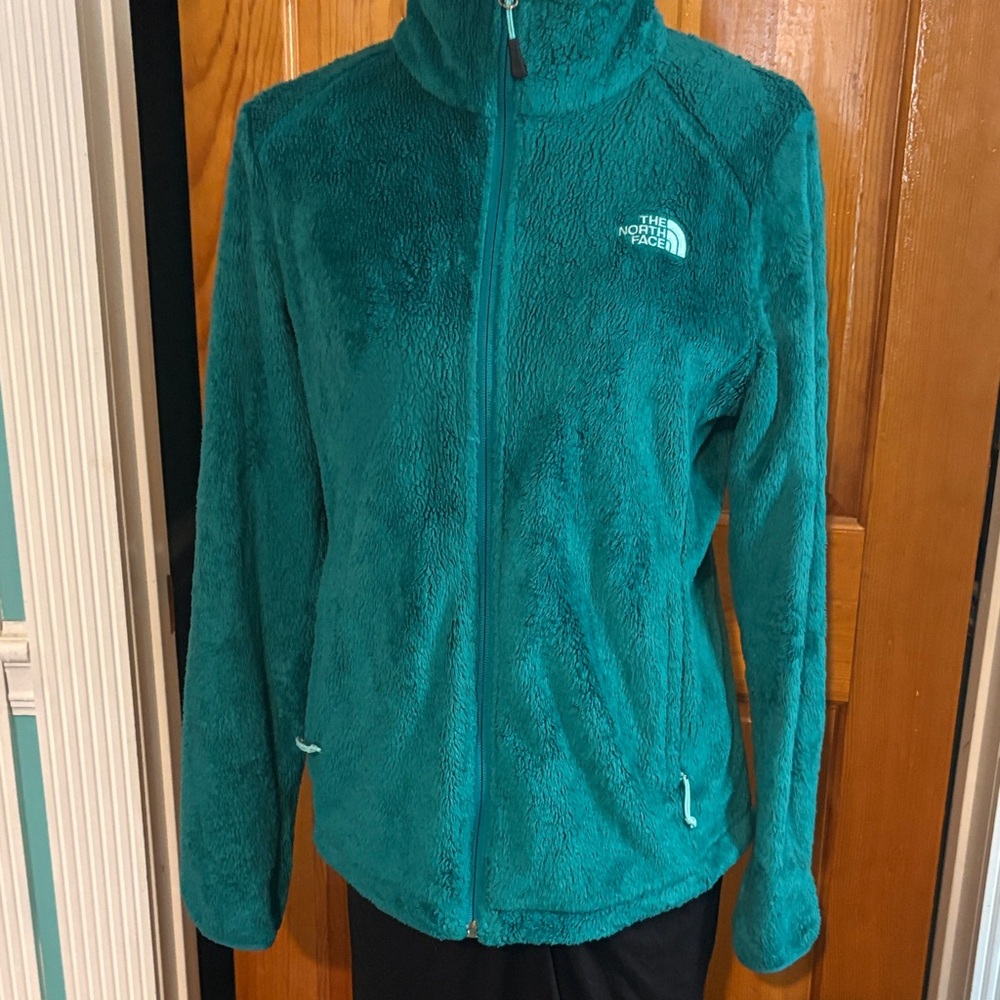 The North Face Women's M Vibrant Teal Teddy Jacket